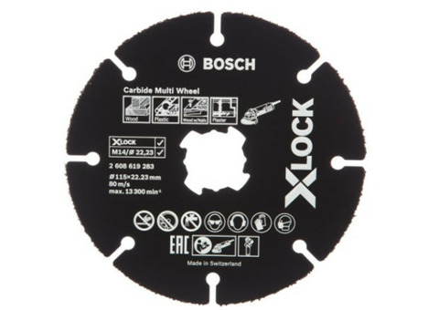 Диск алмазный отрезной Bosch 2608619283 X-Lock 115х22,23 мм