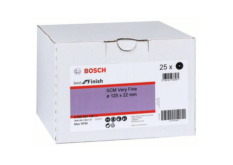 Круг шлифовальный нетканый Bosch SCM Very Fine 2608624139 125 мм