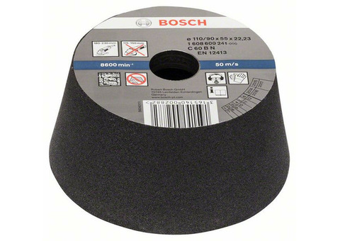 Круг шлифовальный чашечный Bosch 1608600241 110 мм K60