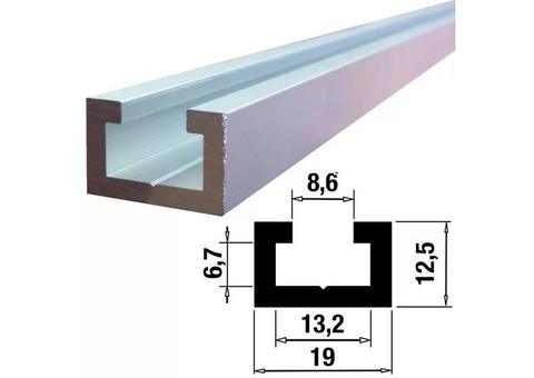 Шина направляющая СМТ TR019.2000 T-track PR TR019 19 х 12,5 мм
