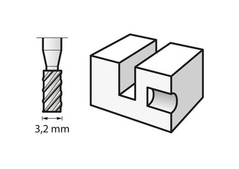 Насадка высокоскоростная Dremel Max 194DM 26150194DM 3,2 мм