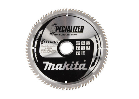 Пильный диск для дерева Makita Efficut 216x30 мм