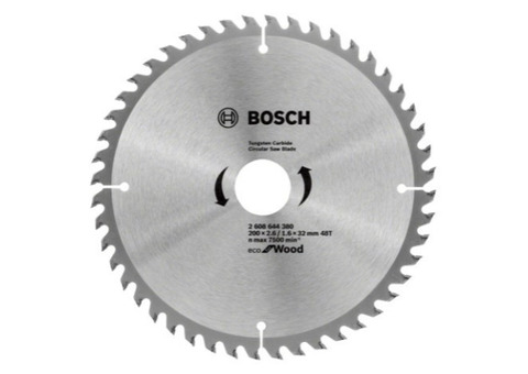 Диск пильный Bosch Eco for Wood 200х32 48T 2608644380