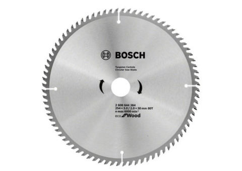 Диск пильный Bosch Eco for Wood 254х30 80T 2608644384