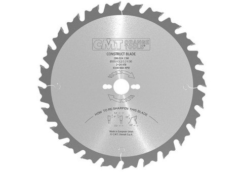 Диск пильный по дереву CMT 286.024.13M 315х30 мм 24 зуба