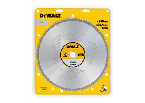 Диск пильный по дереву Dewalt Metal Cutting DT1917 355х25,4 мм 100 зубьев