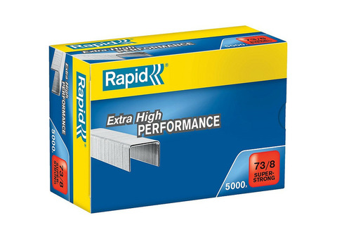 Скобы для плайера Rapid Super Strong тип 73 8 мм 5000 штук