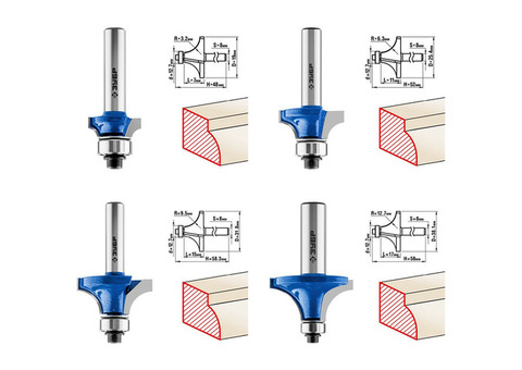 Набор фрез по дереву Зубр 4 шт 28795-H4-2