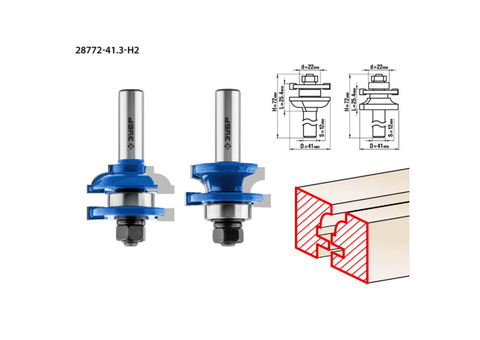 Фрезы рамочные Зубр Профессионал 28773-41.3-H2 № 3 41x25,4 мм