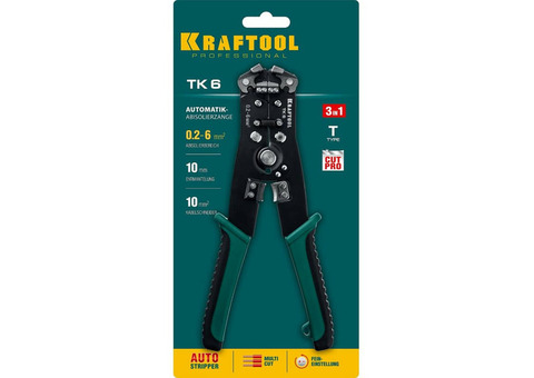 Стриппер Kraftool TK-6 22635 автоматический многофункциональный 0,2 - 6 мм2