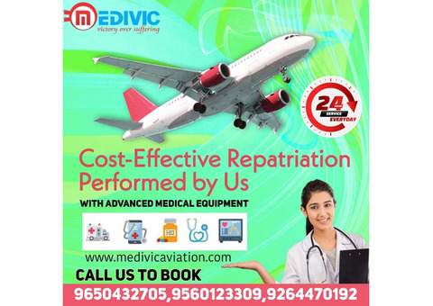 Gain High-Class Medivic Air Ambulance in Mumbai with Full ICU Setup