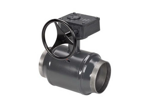 Кран шаровой Danfoss JiP Premium G-WW - Ду350 (Сварка/Сварка, PN25, Tmax 180°C, ручка с редуктором)