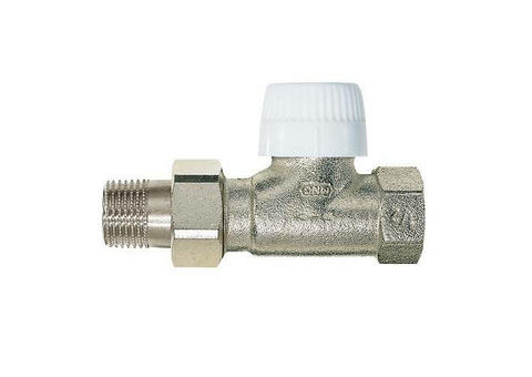 Клапан термостатический прямой Honeywell V2000 UBG - 1/2" (ВР/НР-американка, PN10, Tmax 130°C)