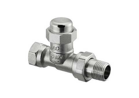 Вентиль запорный прямой Oventrop Combi LR - Ду15 (ВР/НР, PN10, Tmax 120°C)