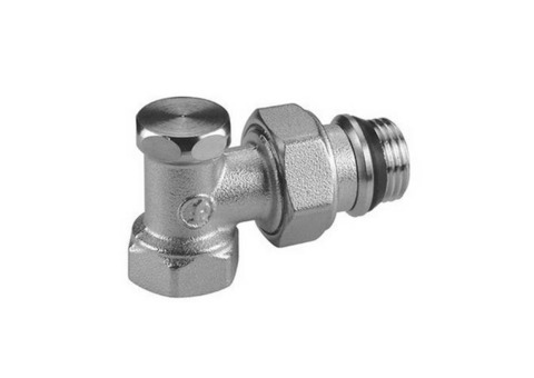 Клапан запорный угловой Giacomini R16TG - 1/2" (ВР/НР, PN16, Tmax 110°C)