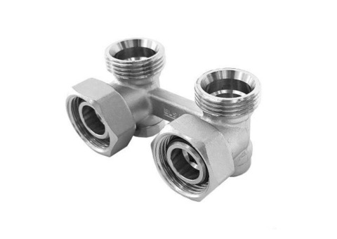 Узел нижнего подключения угловой ELSEN EVR05 - 3/4"EK (НР/НГ, PN10, Tmax 120°C)