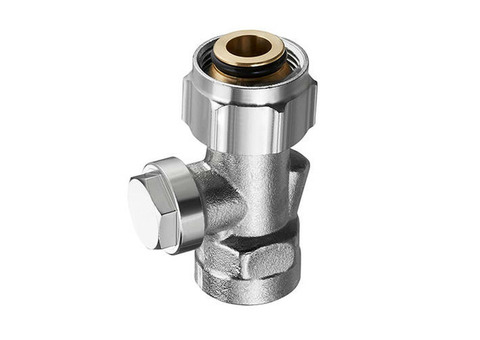 Узел нижнего подключения прямой отдельный Oventrop Combi 3 - 3/4" x 1/2" (НГ/ВР, PN10, Tmax 120°C)