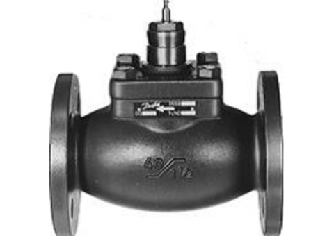 Клапан регулирующий для пара Danfoss VFS 2 - Ду100 (ф/ф, PN25, Tmax 120°C, kvs 145, чугун)