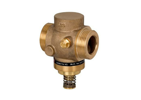 Клапан регулирующий Danfoss VG - 1/2" (НР/НР, PN20, Tmax 150°C, kvs 0.4, бронза)