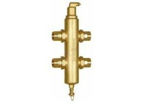 Сепаратор гидравлический Spirotech Spirocross - 1"1/4 (НР, PN10, Tmax 110°C, латунь)