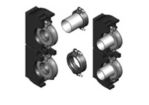 Комплект для перехода Meibes Victaulic - V 150..152 / HZW 100 на плоский фланец Ду150 мм (2 шт)