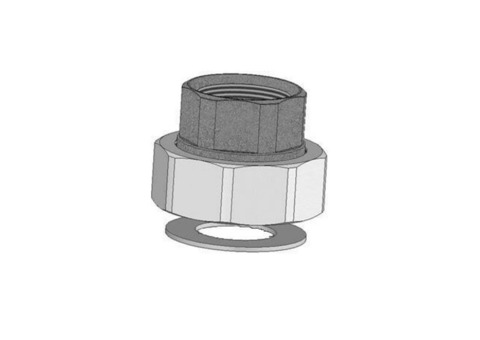 Комплект переходников для монтажа насосной группы Meibes Ду25 (1"1/2 НГ x 1"1/2 HР)