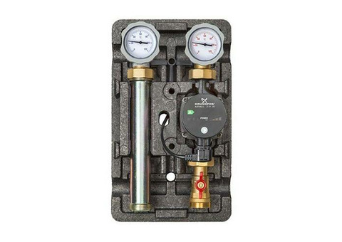 Насосная группа с прямым контуром Meibes UK - Ду25 (с насосом Grundfos UPM3 Hybrid 25-70)