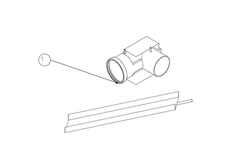 Отвод с опорной консолью Protherm для раздельного дымохода D80 мм (для котлов ГЕПАРД 2015, ПАНТЕРА)