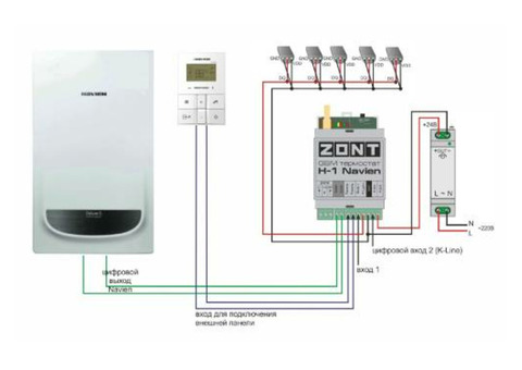 Модуль GSM ZONT H-1 (для газовых котлов Navien)