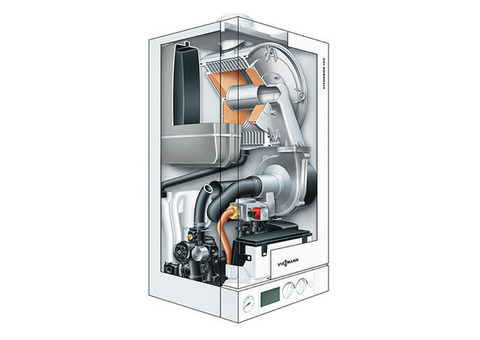 Котел газовый конденсационный Viessmann Vitodens 100-W B1HC - 26 кВт (одноконтурный, природный газ)