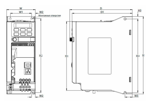 Danfoss VEDA Drive VF-51 2,2 кВт ABA00004