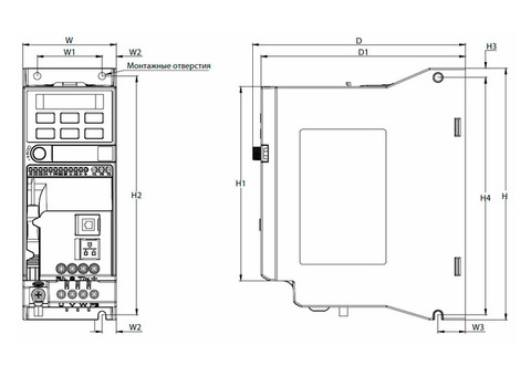 Danfoss VEDA Drive VF-51 4 кВт ABA00008