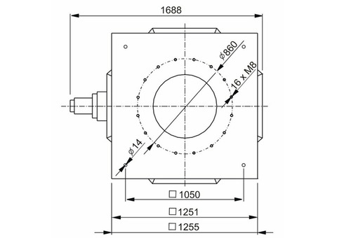 Systemair DVV 800D4-8-XL/F400