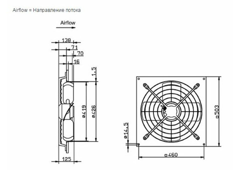 Systemair AW 420 D4-2-EX