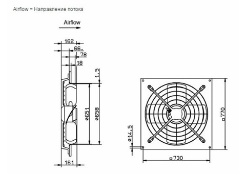 Systemair AW 650 D6-2-EX