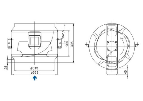 Systemair KD 315 L1