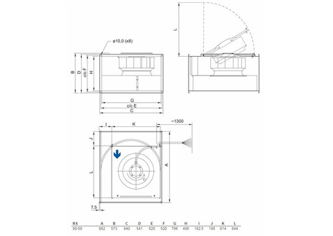 Systemair RS 80-50 L3 sileo