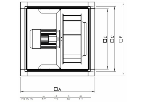 Systemair MUB 042 499DV-A2