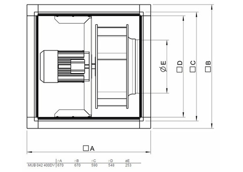 Systemair MUB 042 400DV sileo