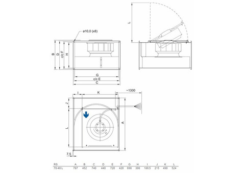 Systemair RS 70-40 L3 sileo