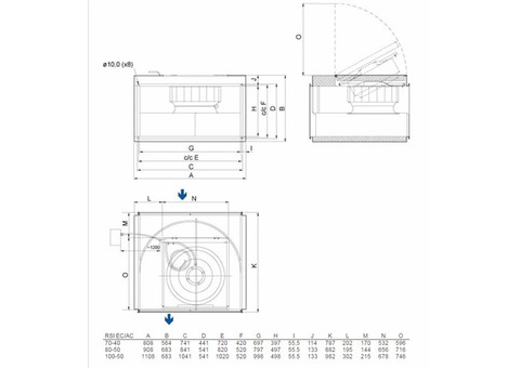 Systemair RSI 70-40 L3 sileo