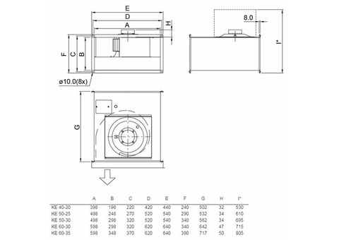 Systemair KE 50-30-6