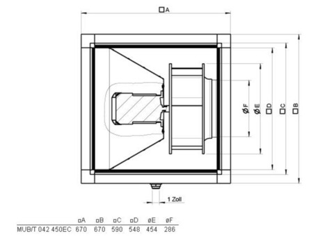 Systemair MUB/T 042 450EC