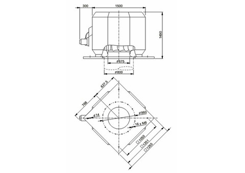 Systemair DDVV 1000D6-8-XL