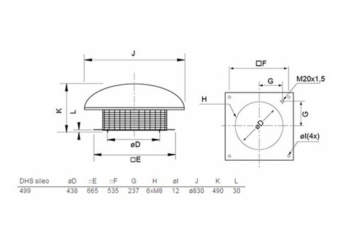 Systemair DHS 499DV sileo