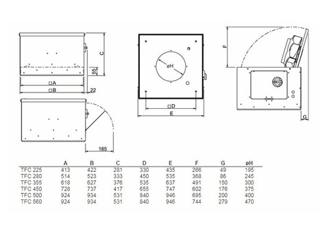 Systemair TFC 225 P Sileo Black