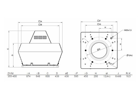 Systemair DVNI 355EC