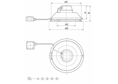 Systemair TFSR 315 sileo Black