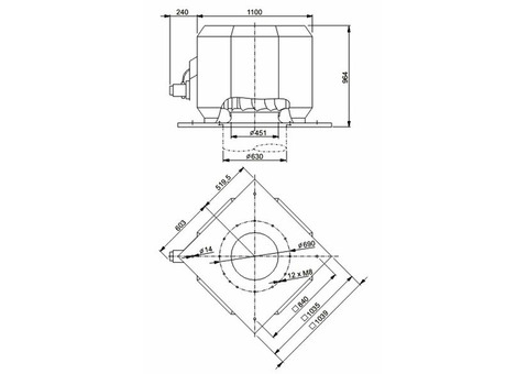 Systemair DVV 630D4-XS