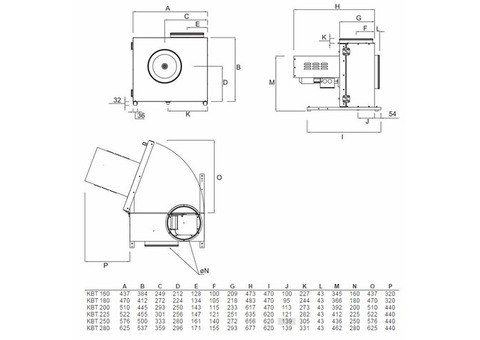 Systemair KBT 225E4